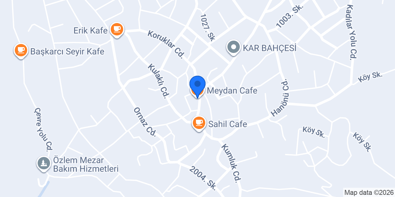 Meydan Cafe konumu