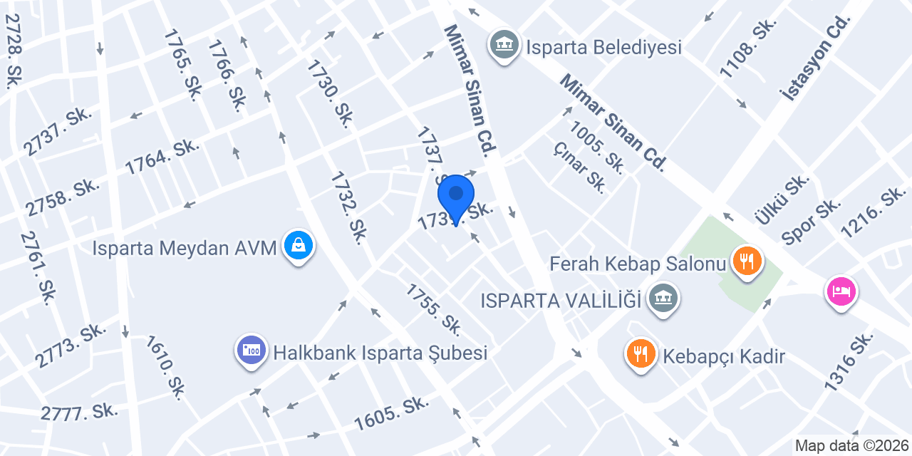 Seçil Döner Salonu konumu