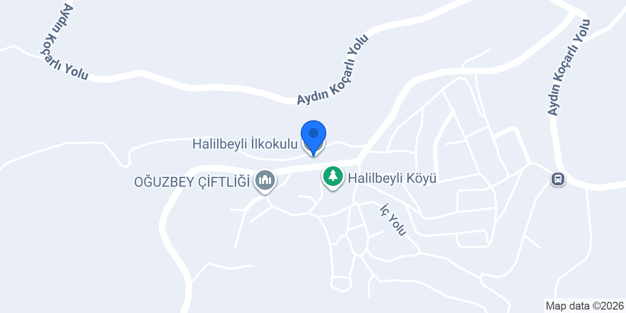Halilbeyli İlkokulu konumu