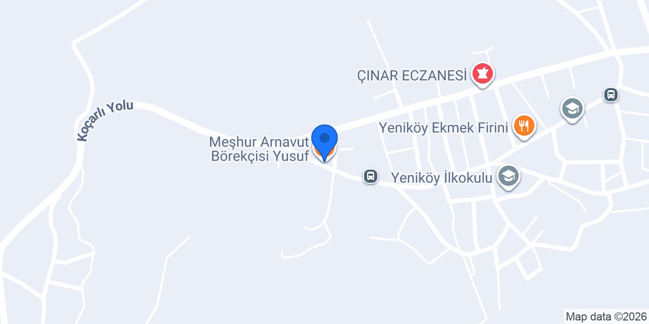 Meşhur Arnavut Börekçisi Yusuf konumu