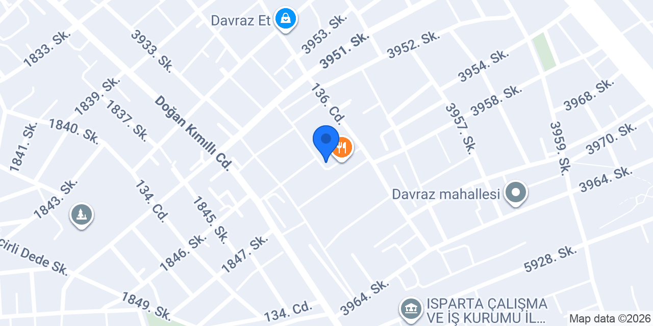 GENÇ TARIM / ISPARTA konumu