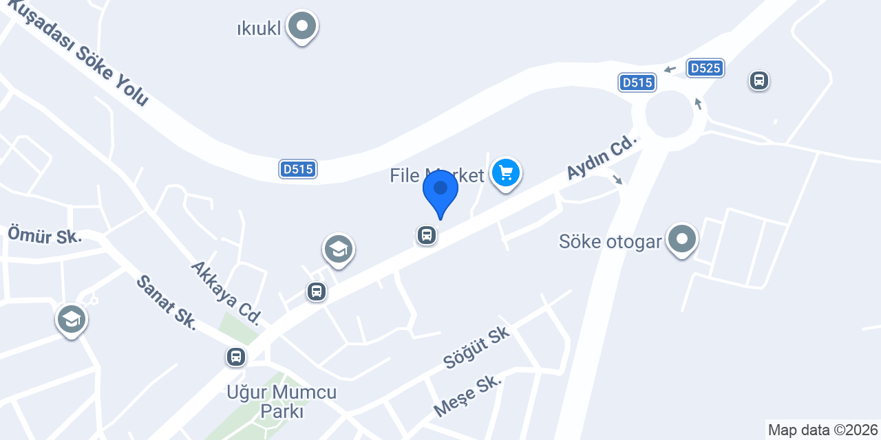 Söke Ticaret Borsası Suat Orhon MTAL konumu