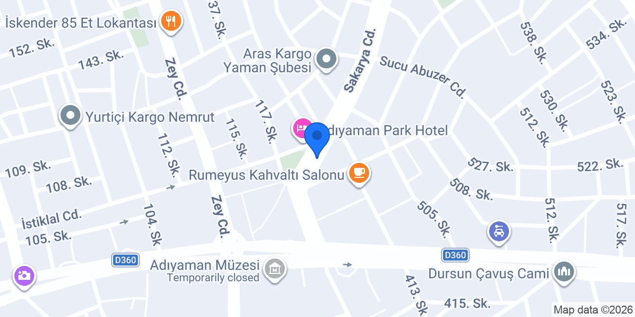 Ada Lokantası konumu