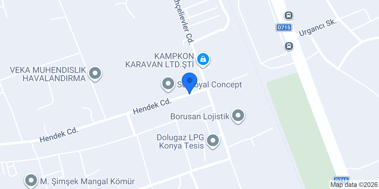 Şahin Metal Yapı konumu