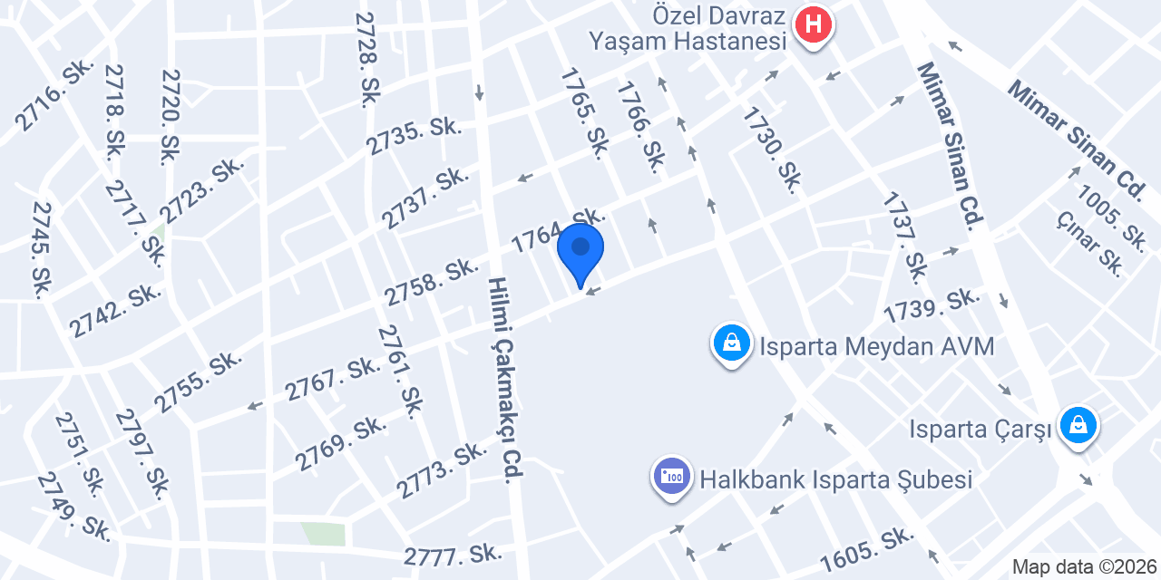 Avukat Mürüvvet Melda Evci konumu