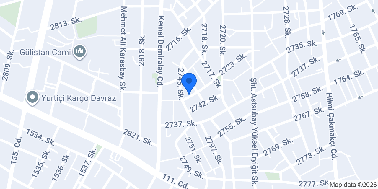 Isparta Uysal Tesisat konumu