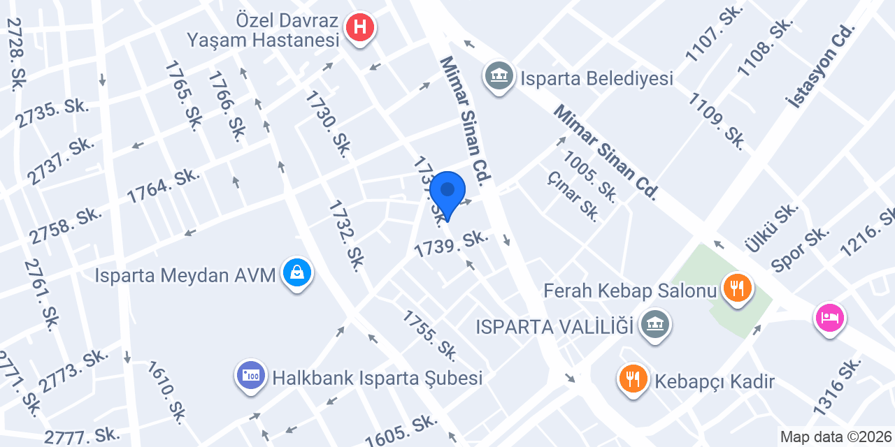 Mercan otel konumu