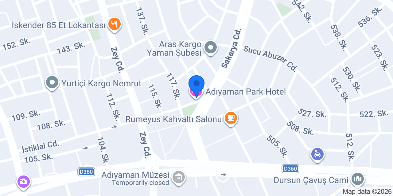 AdıyamanParkSpa konumu