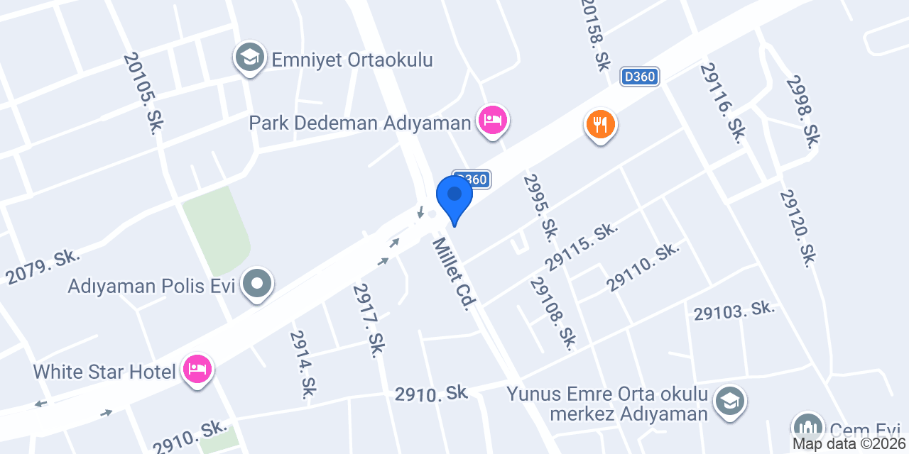 Gül Et Market konumu