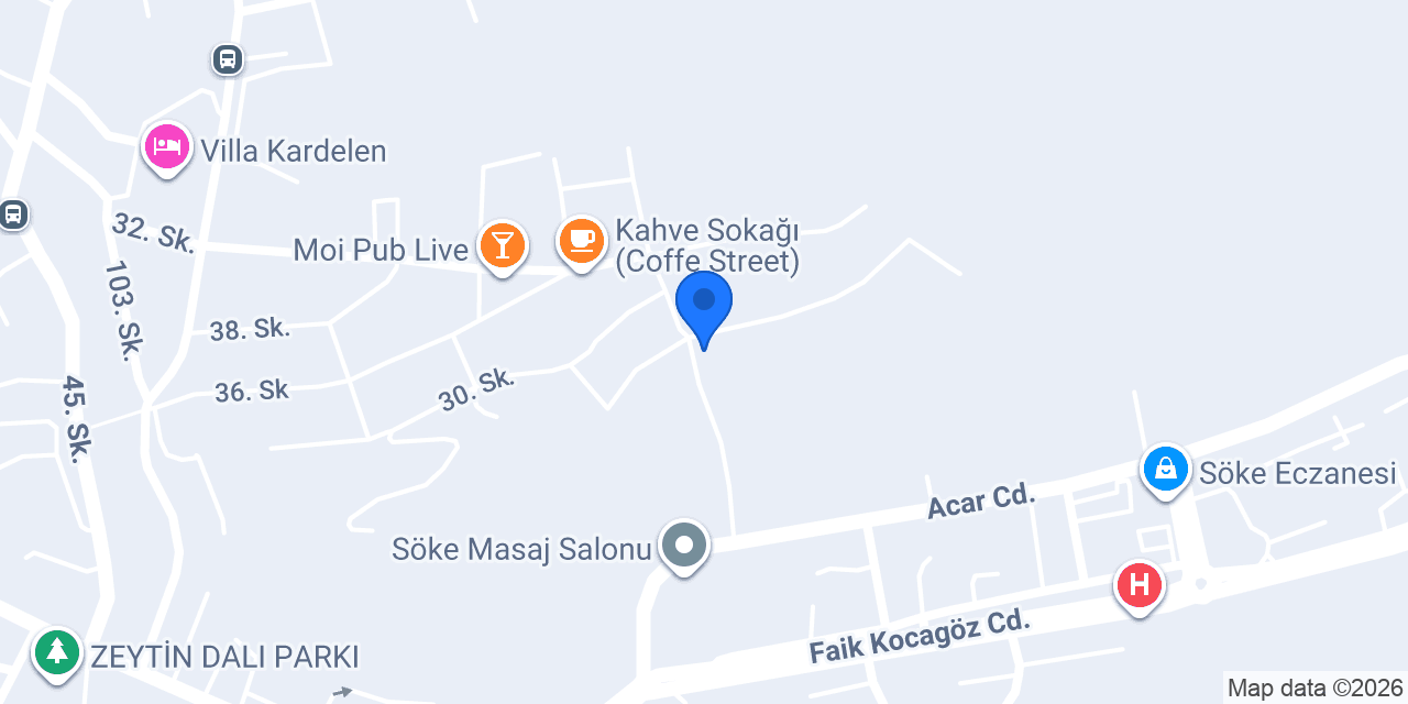 Saray Restaurant konumu