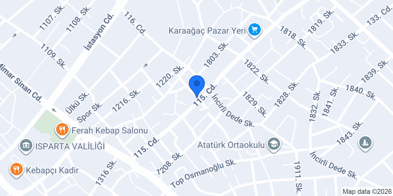 Sefa Oyuncak konumu