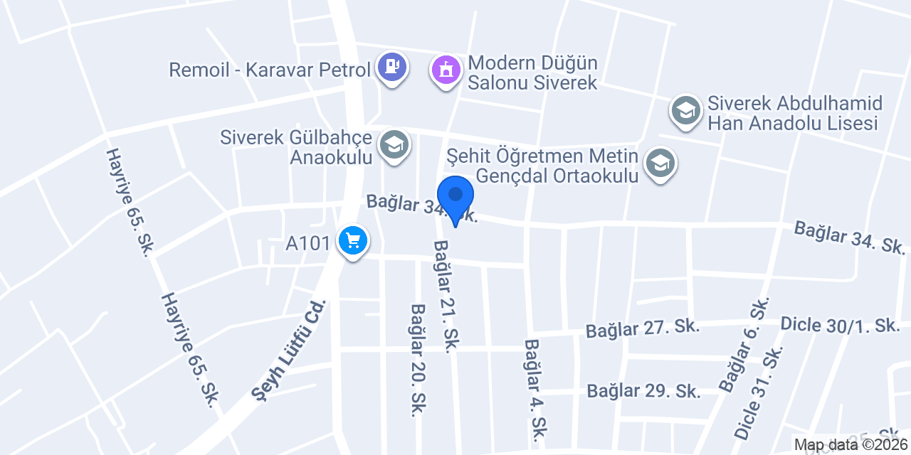 ALTUN TOPTAN GİYİM SİVEREK konumu