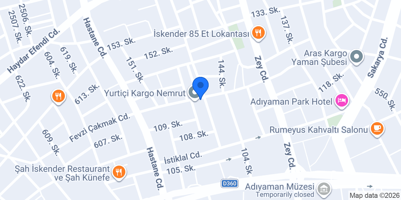 Kuaför Hakan Yücel konumu