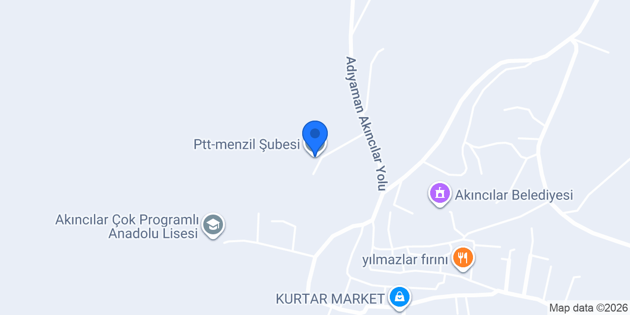 Ptt-menzil Şubesi konumu