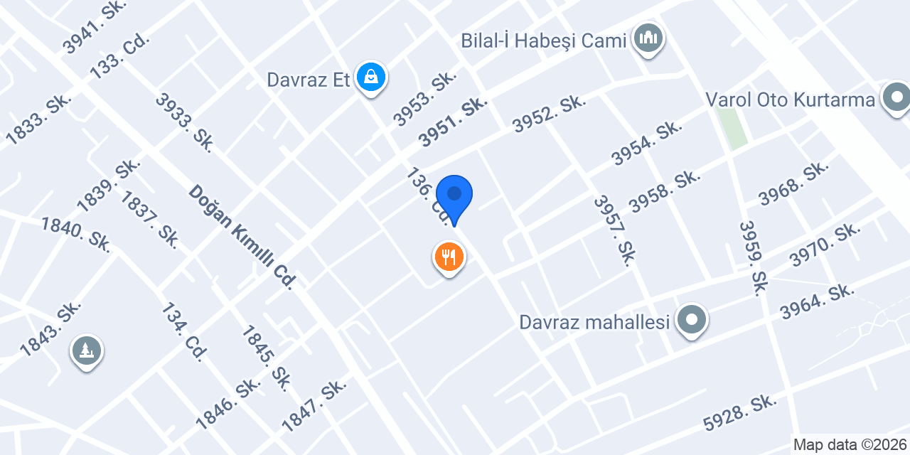 Özvet Veteriner Kliniği konumu