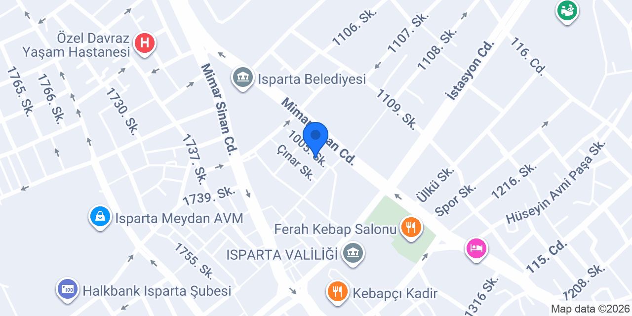 Ayraç Kitabevi konumu