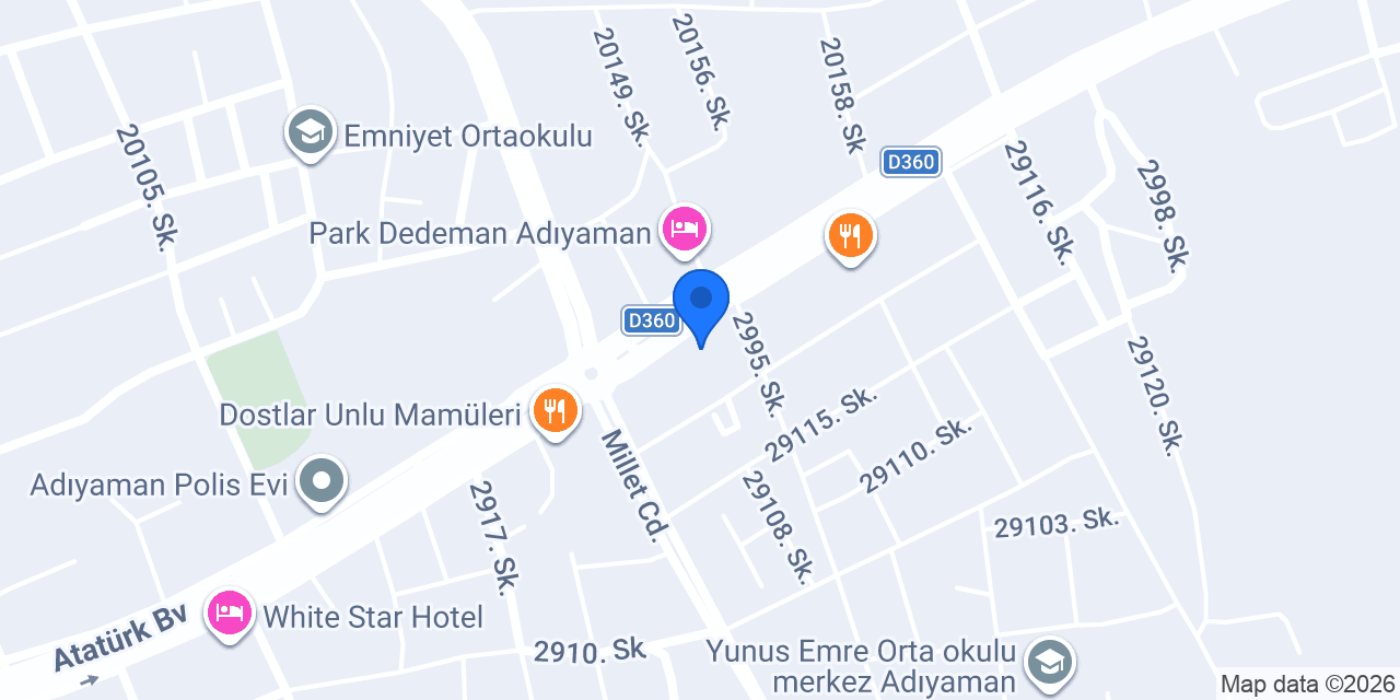 BTS Tatlı Salonu konumu