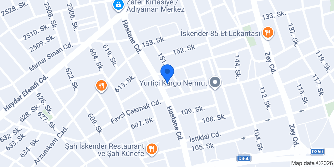 Diş Hekimi Taner ELMAS konumu