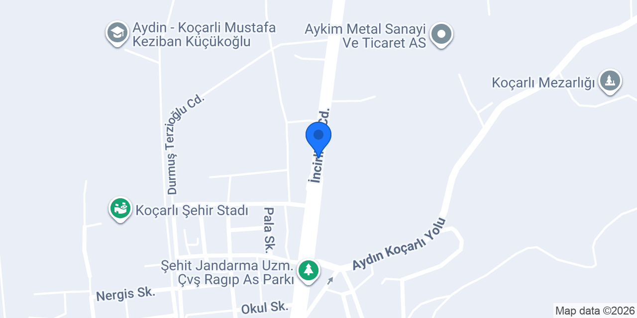 Ozel Koçarlı SAĞLAM sürücü kursu konumu