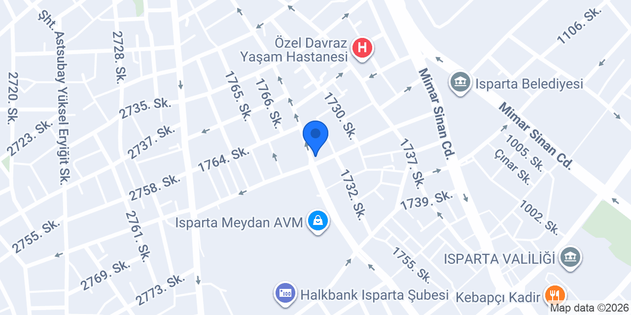 ŞAHİNLER MOTOR A.Ş. konumu