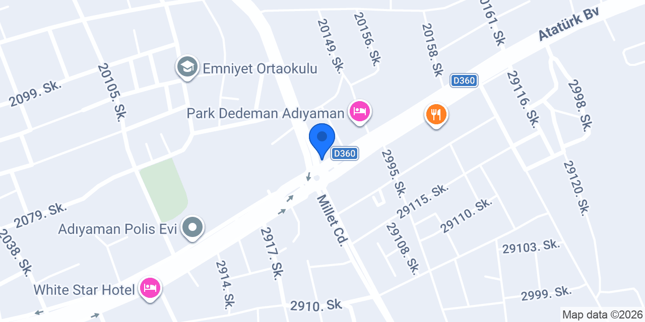 Adıyaman merkez taksi konumu