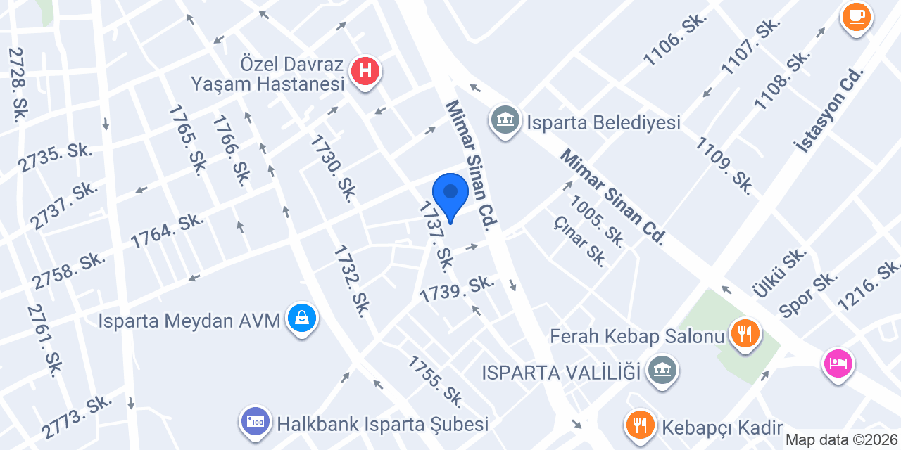 Yeni Pınar Lokantası konumu