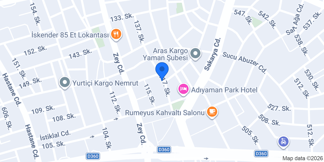 ŞAHİN MERİÇ konumu