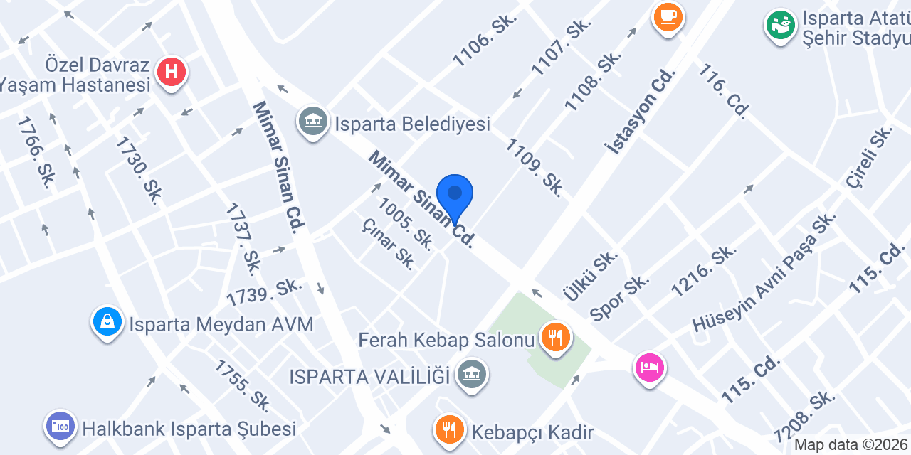 Özdemir Motor konumu