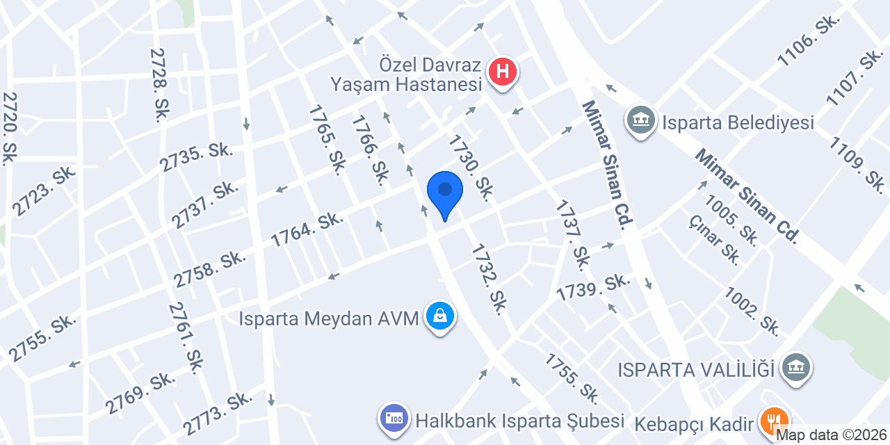Diş Hekimi Hülya Yüksel konumu