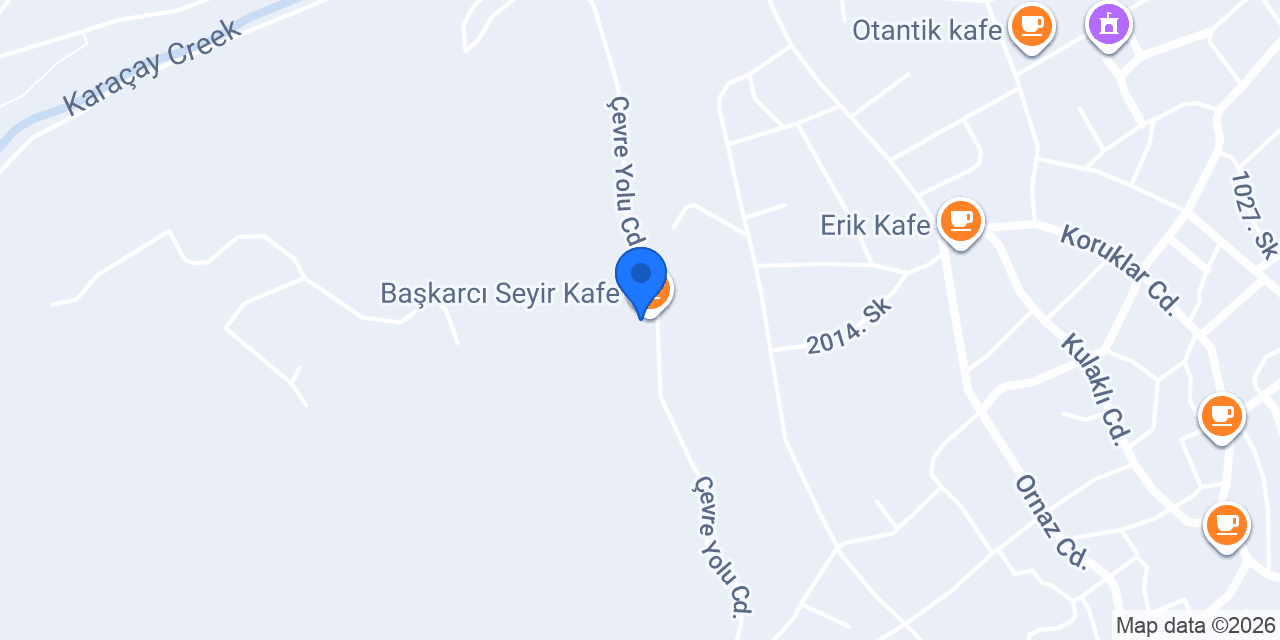 Başkarcı Seyir Kafe konumu