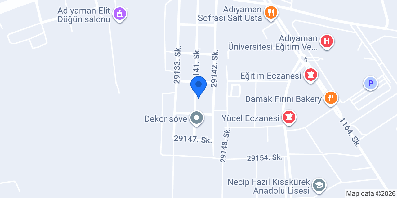 Odak Mobilya Adıyaman konumu