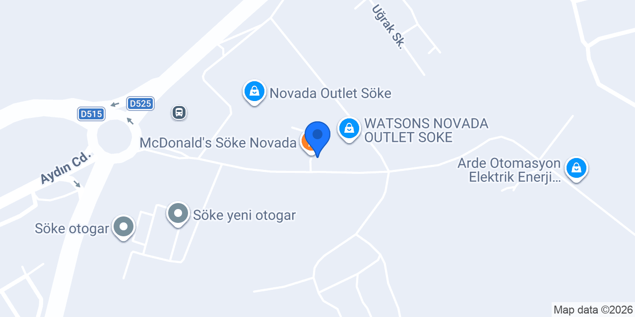 AYDÖNER NOVADA konumu