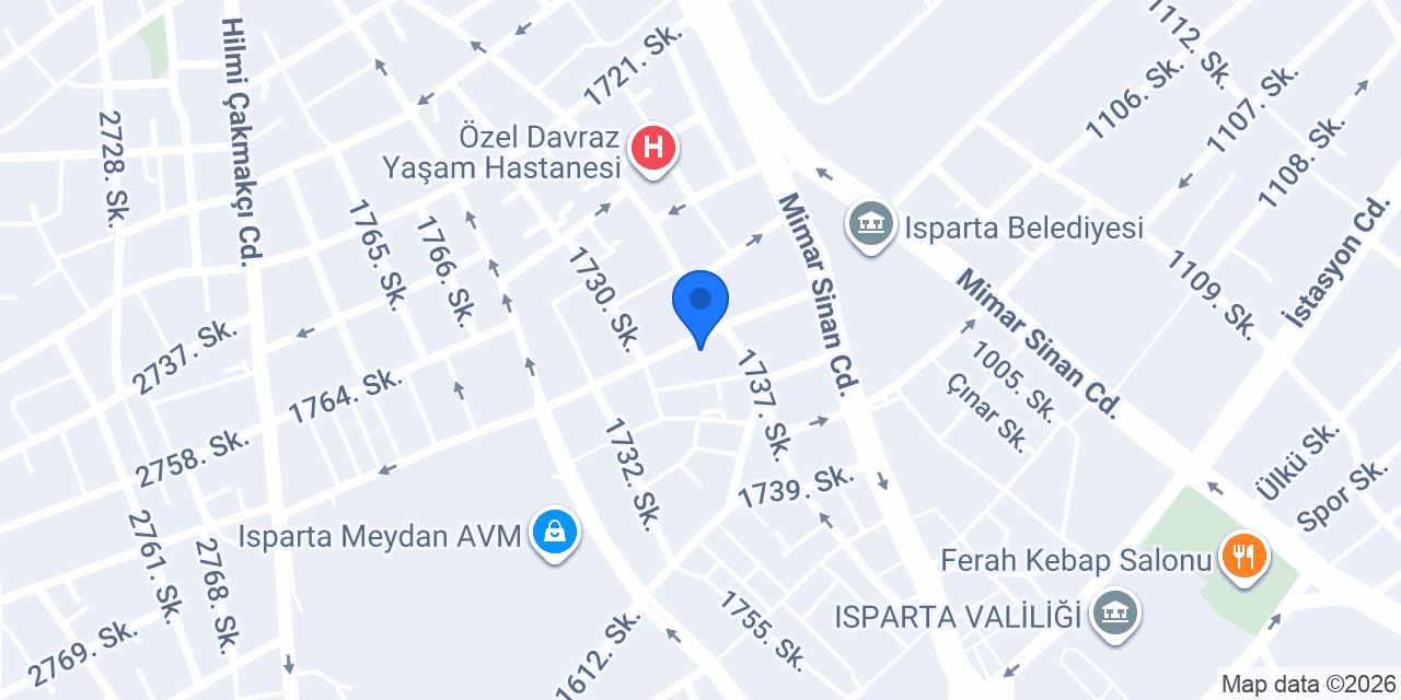 PREMİUM SİGORTA ISPARTA konumu