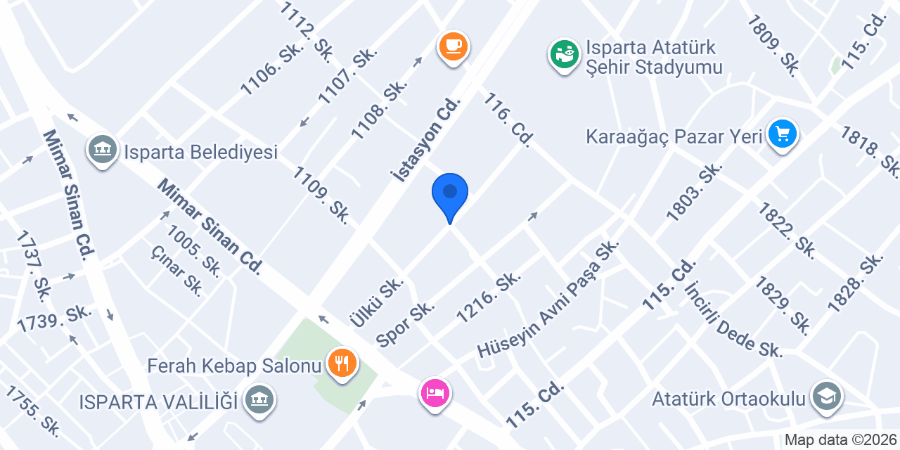 Tufan nakliyat ısparta konumu