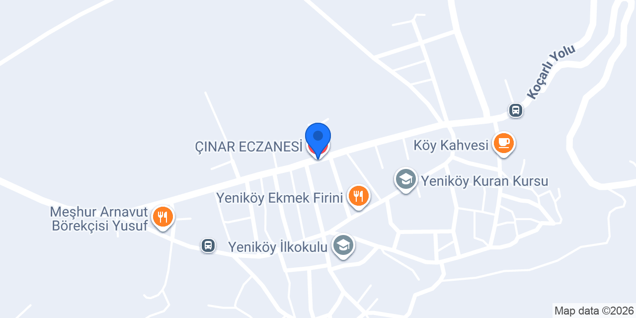 ÇINAR ECZANESİ konumu