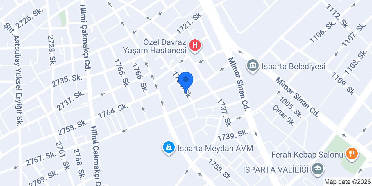 Cordal Yapı - Duşakabin konumu