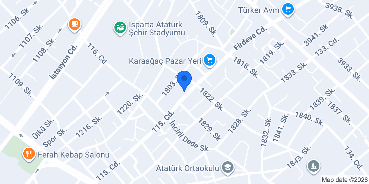 Akdeniz Turkuaz Akademi Danışmanlık konumu