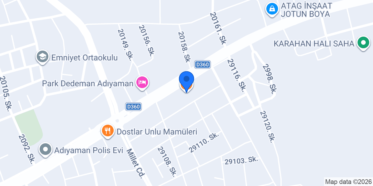 Kebap House Adıyaman konumu