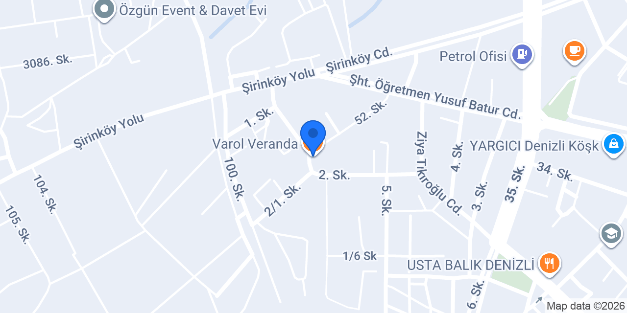 Varol Veranda konumu