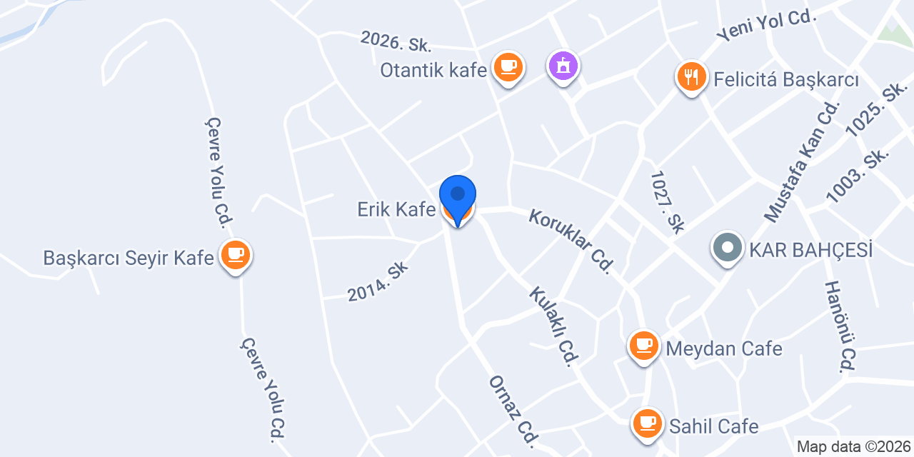 Erik Kafe konumu