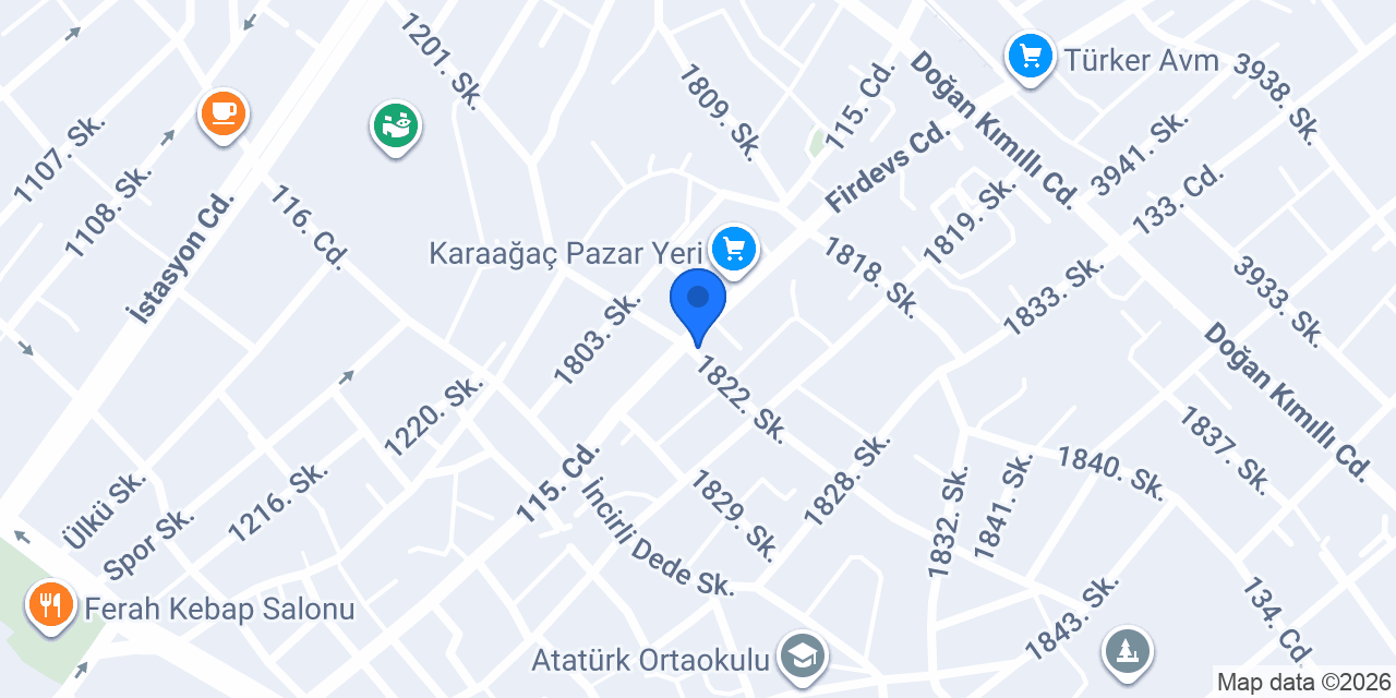 Karaağaç Eczanesi konumu