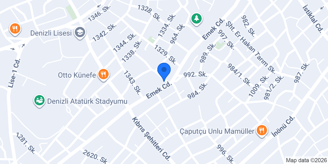 Denizli Mantolama(farkyapı) konumu