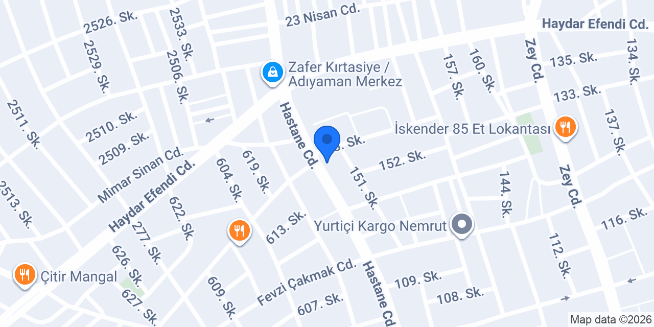 Derman Eczanesi konumu