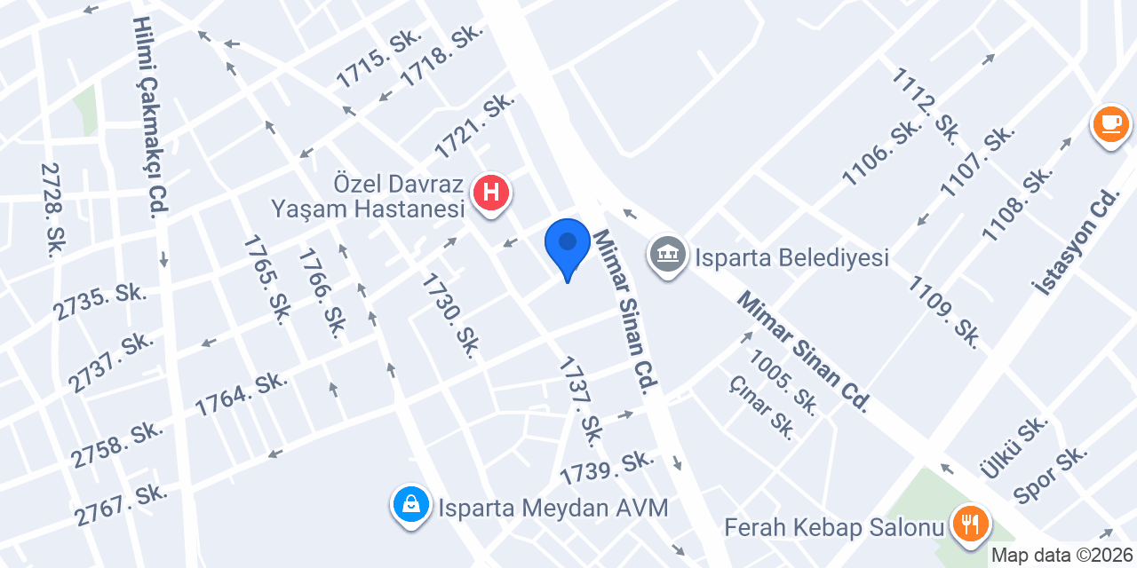 STAR OTO KİRALAMA ISPARTA konumu