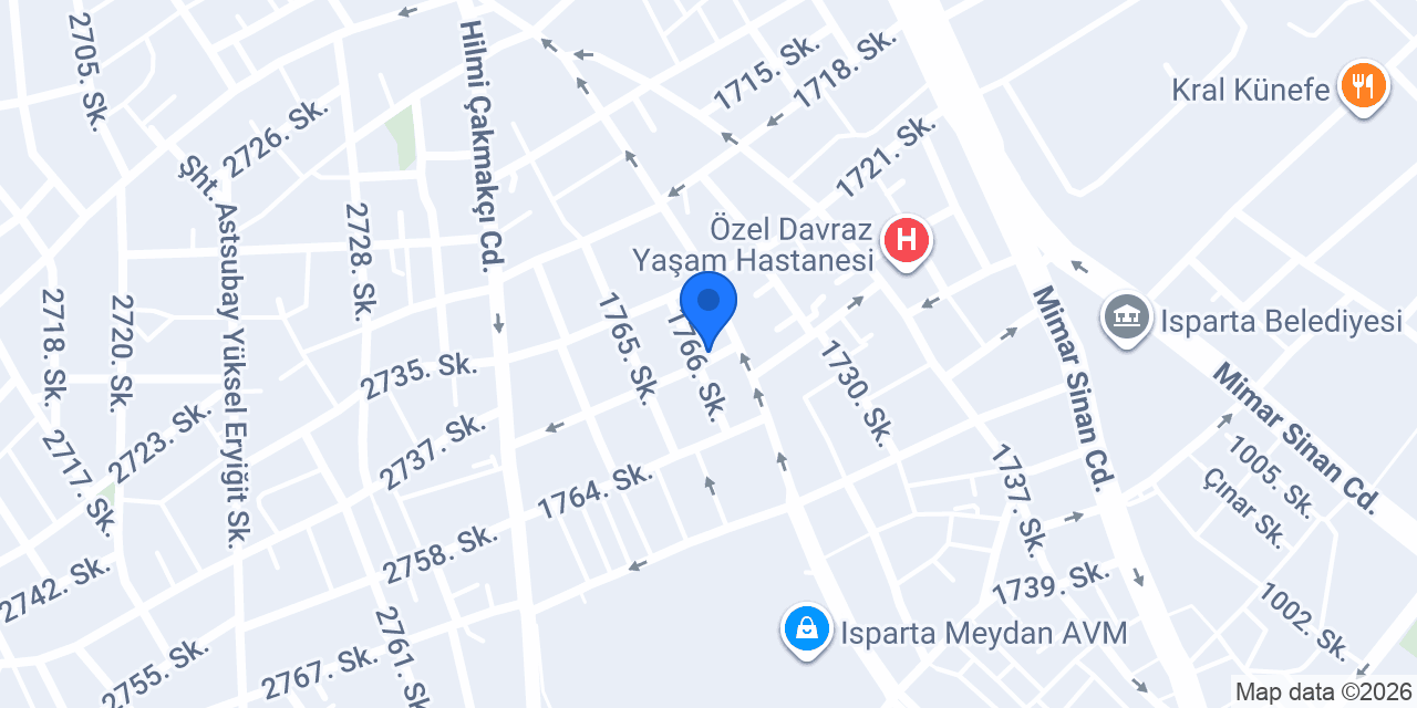ALPEREN EMLAK ISPARTA konumu