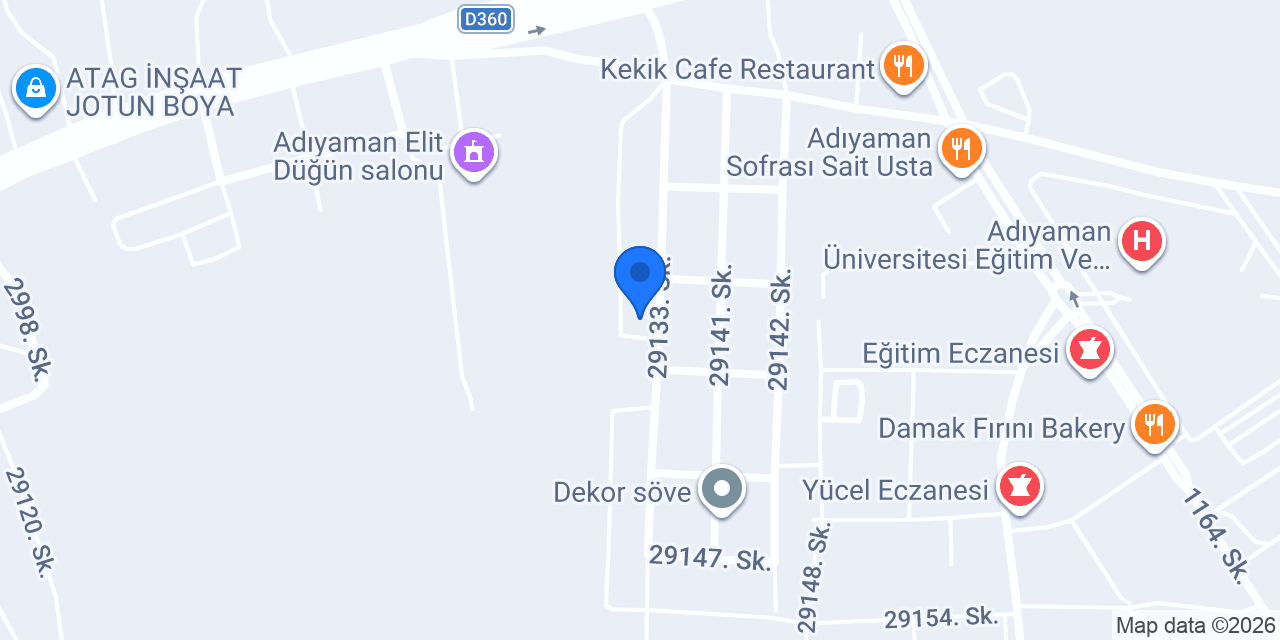 Adıyaman mobilya konumu