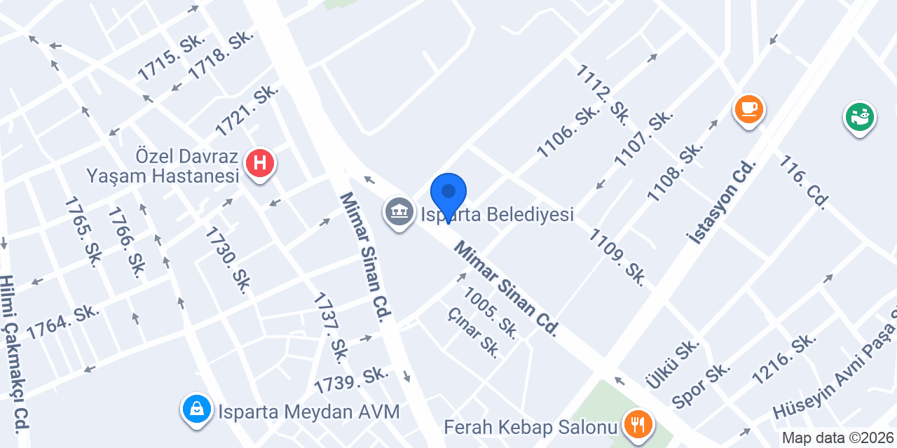 ÇİÇEKÇİM ERDEM ISPARTA ÇİÇEKÇİ konumu
