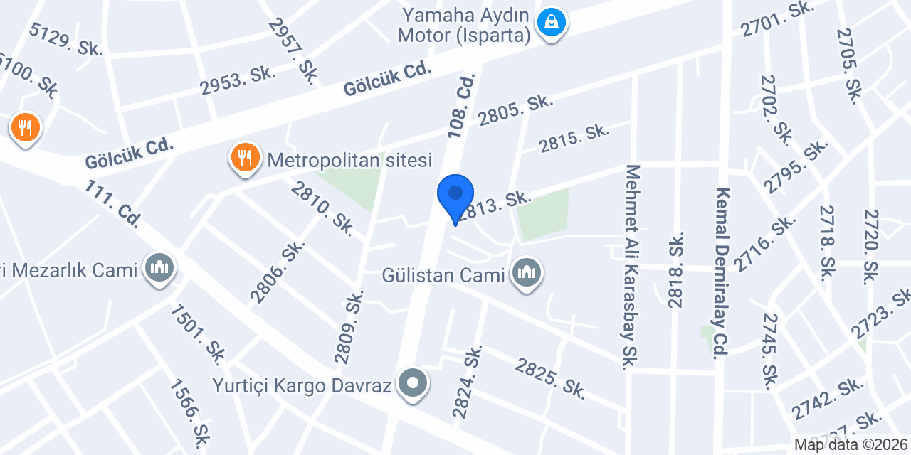 Gülistan Taksi konumu
