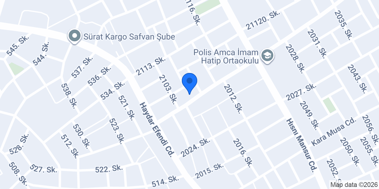 Site Mobilya konumu
