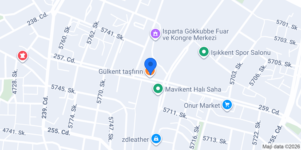 Gülkent taşfırın konumu